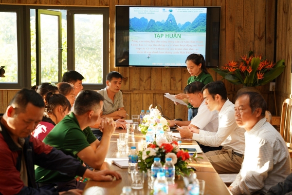 Tập huấn nâng cao năng lực cho cộng đồng dân cư xóm Bản Danh - Lũng Táo (Quảng Hoà)