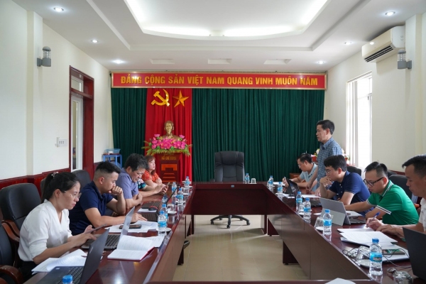 Meeting to unify the content outline for the Cao Bang Geopark Information Center display