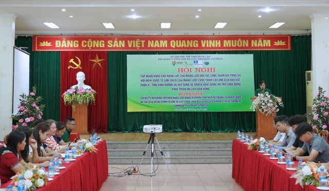 Tập huấn nâng cao năng lực cho Mạng lưới đối tác Công viên địa chất Non nước Cao Bằng