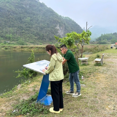 Kiểm tra, đánh giá bốn tuyến du lịch Công viên địa chất Non nước Cao Bằng chuẩn bị cho kỳ tái thẩm định danh hiệu CVĐC toàn cầu UNESCO lần 2 năm 2025