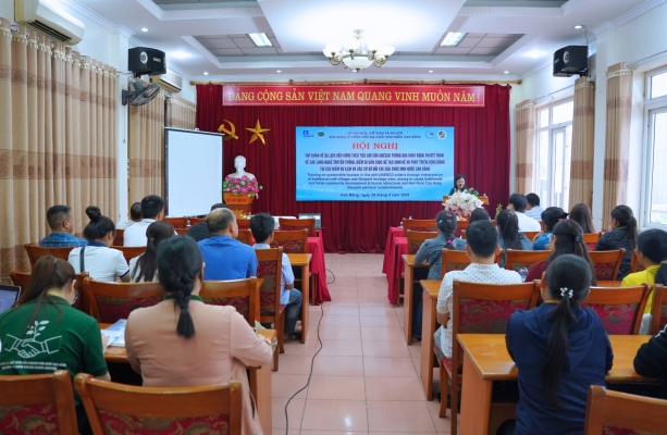 Hội nghị tập huấn nâng cao năng lực hướng dẫn, thuyết minh cho cộng đồng dân cư và đối tác Công viên địa chất Non nước Cao Bằng