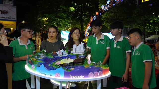 Học sinh THCS Hợp Giang sáng tạo mô hình "Địa tầng Trái đất" lan tỏa nhận thức về Công viên địa chất Non nước Cao Bằng