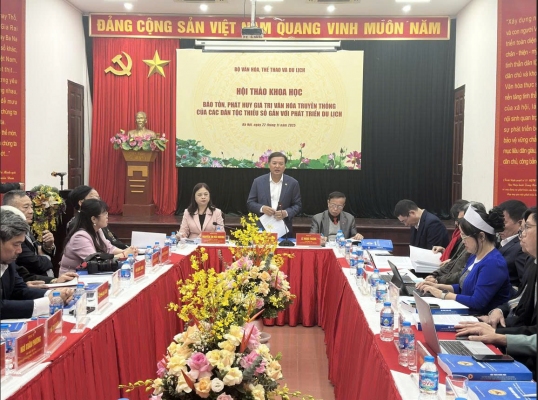 Hội thảo “Bảo tồn, phát huy giá trị văn hóa truyền thống của các dân tộc thiểu số gắn với phát triển du lịch”