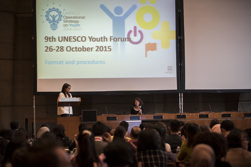 Cuộc họp của Diễn đàn Thanh thiếu UNESCO.