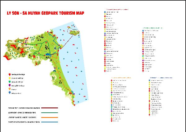 Bản đồ du lịch CVĐC- Ly Son-Sa Huynh 