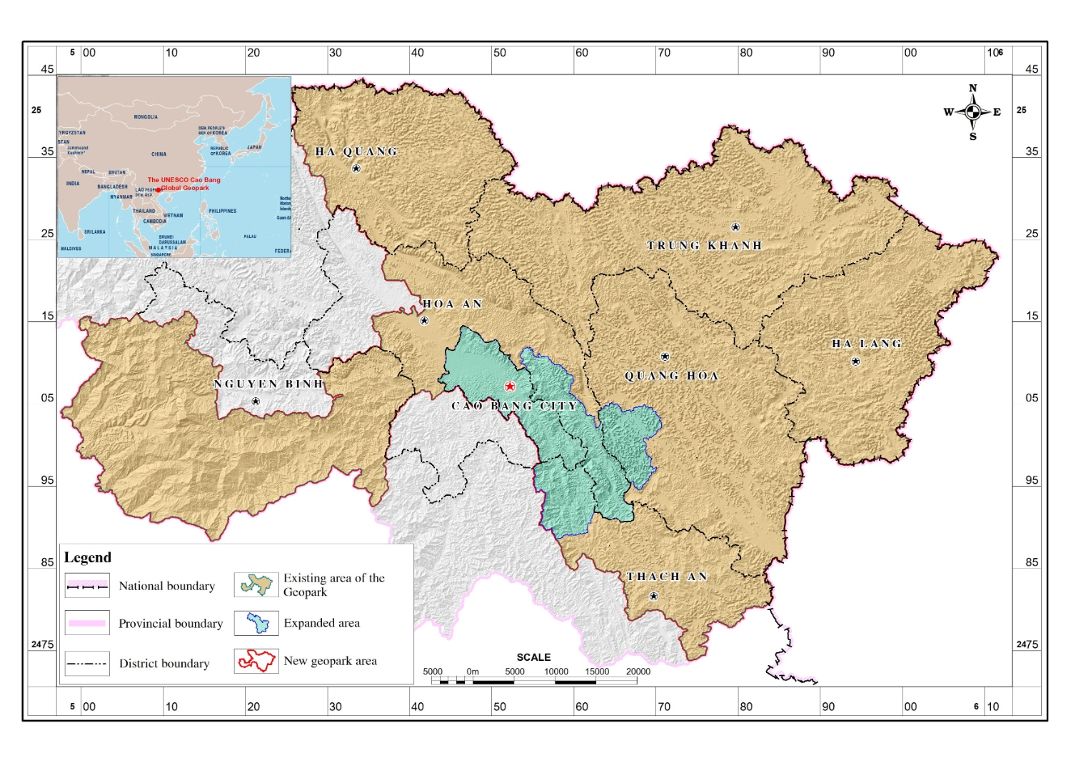 The neccessity of expanding the territory of Non nuoc Cao Bang UGGP – the diversity of geomophological and geological values