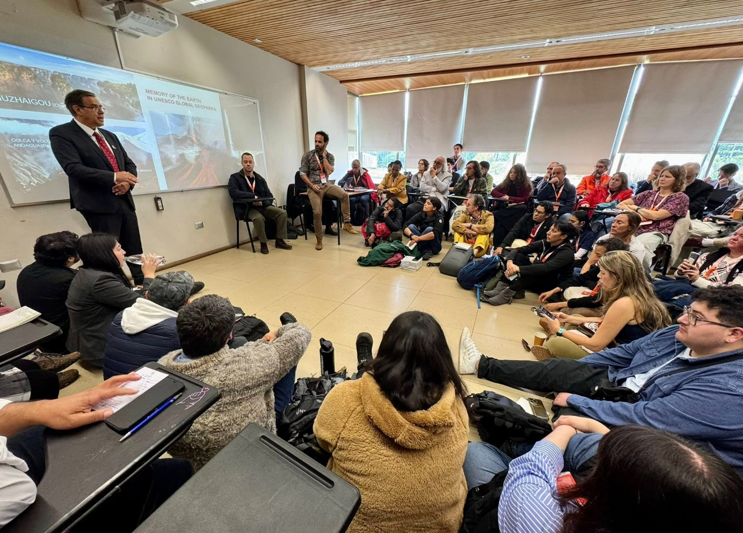 Hội thảo chuyên đề Tai biến địa chất và Bảo tồn di sản địa chất trong khuôn khổ Hội nghị quốc tế lần thứ 11 của Mạng lưới CVĐC toàn cầu UNESCO, tại CVĐC Kultrakura, Chile